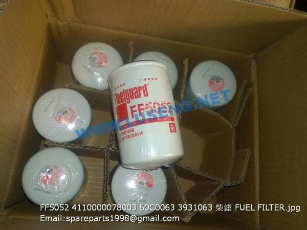 ,FF5052 4110000078003 60C0063 3931063 FUEL FILTER