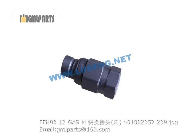 ,401002357 FFH08 12 GAS M CONNECTOR