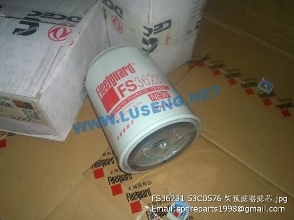 ,FS36231 53C0576 fuel filter