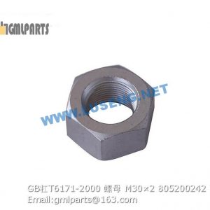 ,805200242 GB/T6171-2000 NUT M30×2