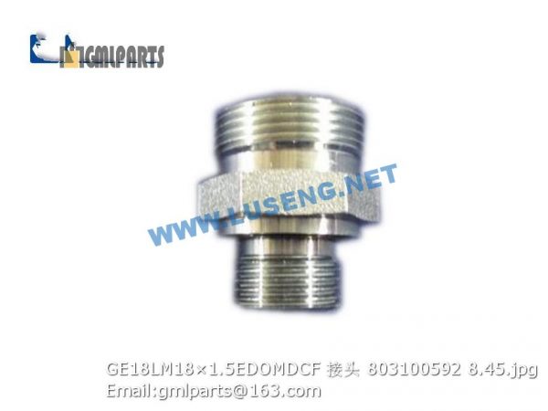 ,803100592 GE18LM18×1.5EDOMDCF JOINT XCMG
