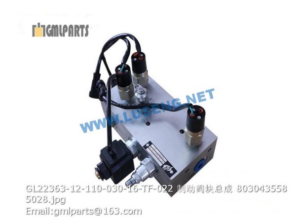 803043558 GL22363-12-110-030-16-TF-022 VALVE XCMG - Image 2
