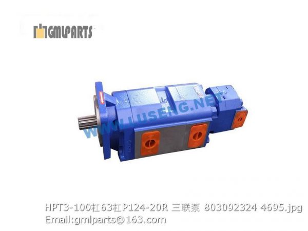,803092324 HPT3-100/63/P124-20R gear pump xcmg
