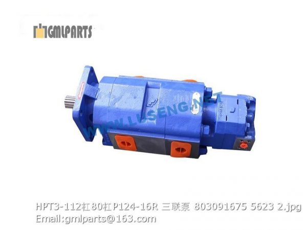 803091675 HPT3-112/80/P124-16R XCMG PUMP - Image 2
