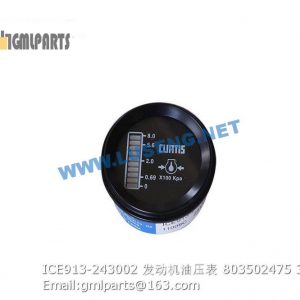 ,803502475 ICE913-243002 OIL PRESSURE METER