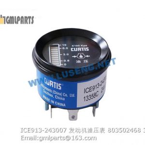 ,803502468 ICE913-243007 Engine Oil Pressure Meter