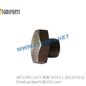 ,803107816 JBT1000-1977 PLUG M10×1