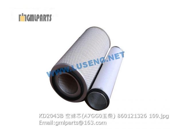 ,860121326 KD2043B AIR FILTER A7GG0 YUCHAI