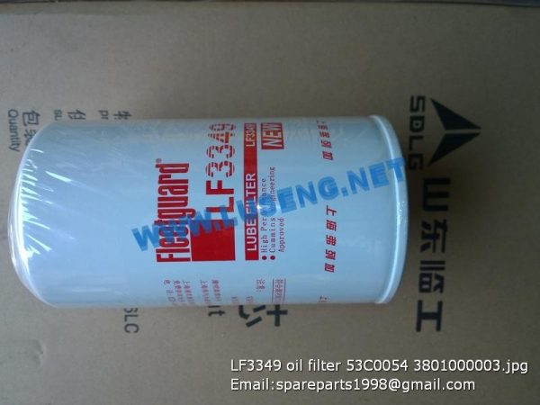 ,LF3349 oil filter 53C0054 3801000003