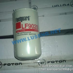 ,LF9028 SP200018 oil filter liugong spare parts