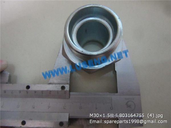 M30X1.5 CONNECTOR 803164755 XCMG LW500FN SPARE PARTS - Image 2