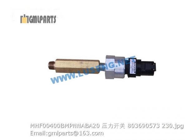 ,803690573 MHF00400BMPNNABA20 XCMG PRESSURE SWITCH