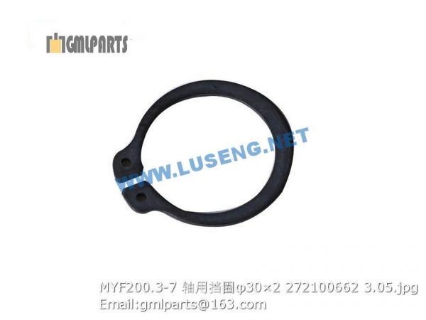 ,272100662 MYF200.3-7 Snap ring for shaft φ30×2