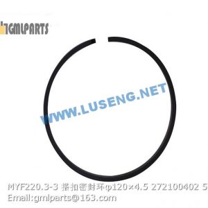 ,272100402 MYF220.3-3 Piston ring φ120×4.5