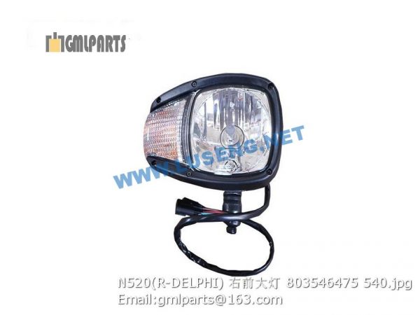 ,803546475 N520(R-DELPHI) Front Flood Lamp XCMG