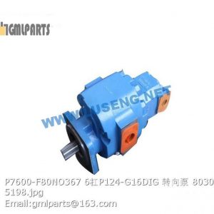 ,803004109 P7600-F80NO367 6/P124-G16DIG STEERING PUMP XCMG