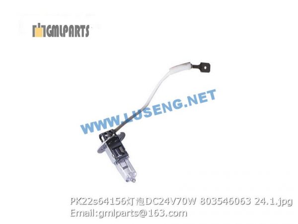 ,803546063 PK22s64156 BULB DC24V 70W