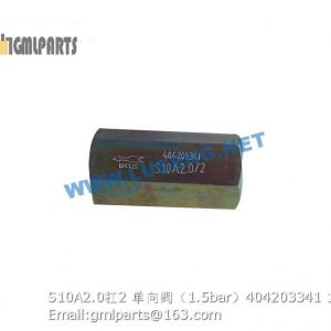 ,404203341 S10A2.0/2 CHECK VALVE 1.5bar