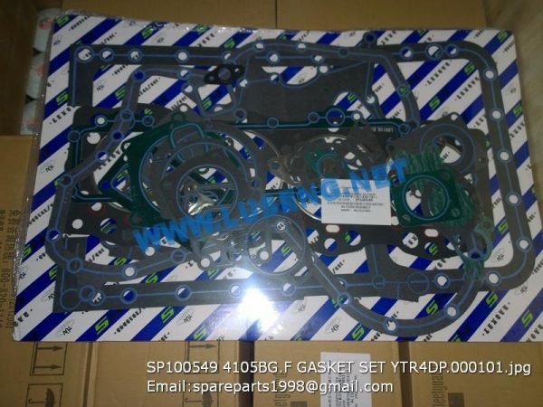 LIUGONG SPARE PARTS,SP100549,OVERHUAL GASKET SET,SP100549 OVERHUAL GASKET SET LIUGONG SPARE PARTS 4105BG.F YTR4DP.000101