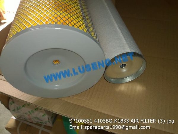 SP100551 AIR FILTER LIUGONG SPARE PARTS 4105BG.K1833 - Image 2