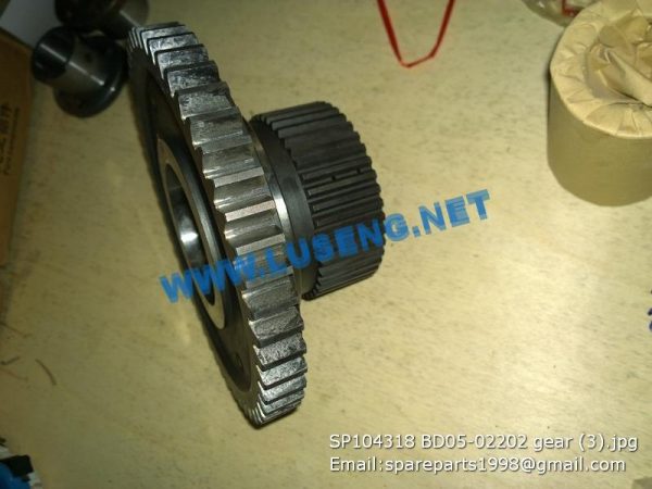 LIUGONG SPARE PARTS,SP104318,GEAR,SP104318 GEAR LIUGONG SPARE PARTS BD05-02202