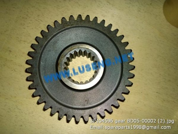 SP104596 GEAR LIUGONG SPARE PARTS ZL15 BD05-00002 - Image 2