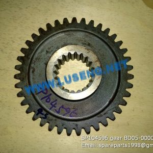 LIUGONG SPARE PARTS,SP104596,GEAR,SP104596 GEAR LIUGONG SPARE PARTS ZL15 BD05-00002