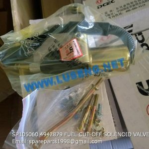 LIUGONG SPARE PARTS,SP105060,FUEL CUT-OFF SOLENOID VALVE,SP105060 FUEL CUT-OFF SOLENOID VALVE LIUGONG SPARE PARTS 4942879