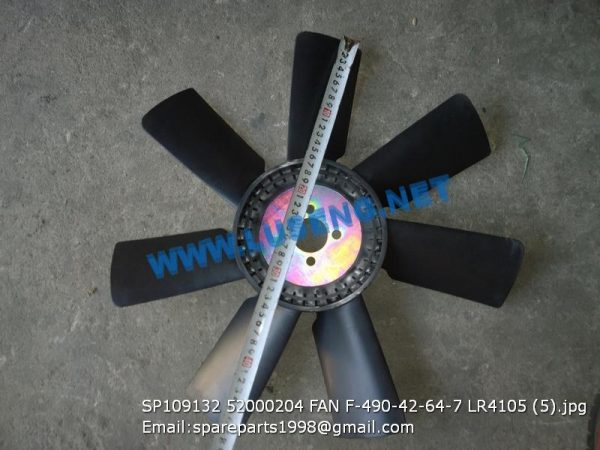 SP109132 FAN LIUGONG SPARE PARTS 52000204 F-490-42-64-7 LR4105 - Image 3