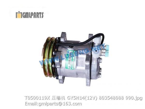 ,803548088 T0500119X AC COMPRESSOR GY5H14 12V