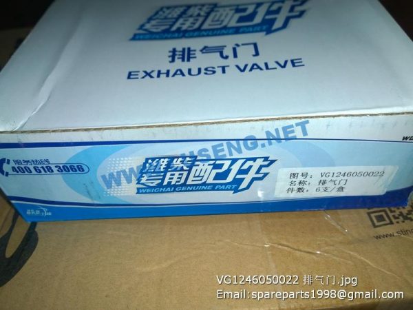 VG1246050022 VALVE EXHAUST - Image 2