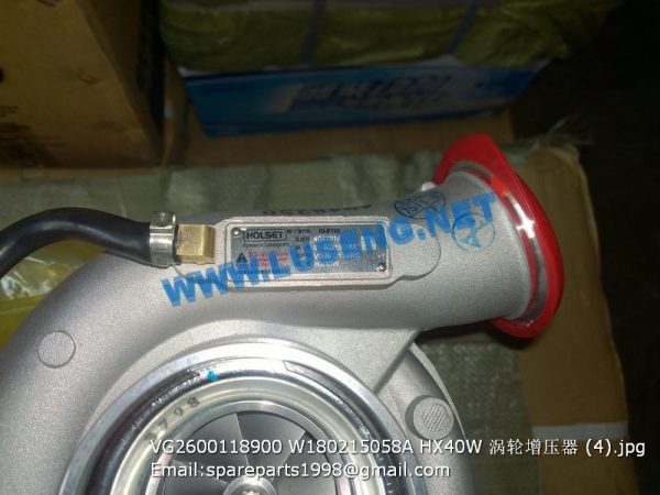 VG2600118900 W180215058A HX40W TURBOCHARGER SINOTRUCK - Image 2