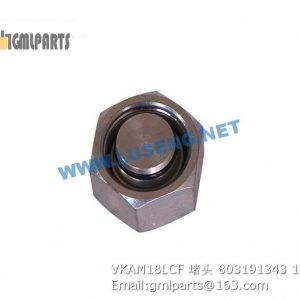 ,803191343 VKAM18LCF PLUG XCMG