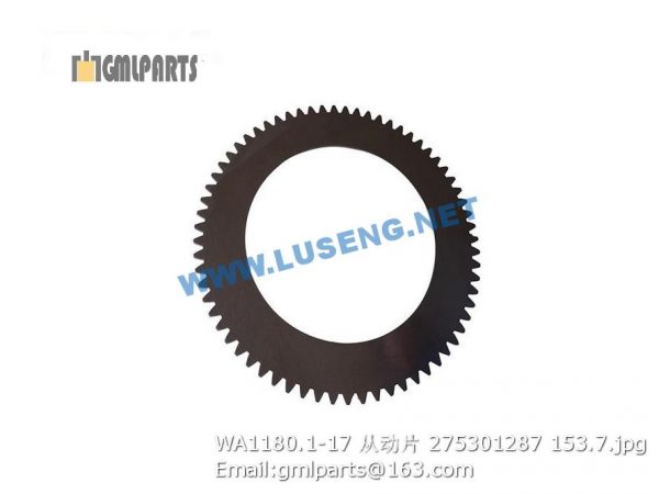 ,275301287 WA1180.1-17 FRICTION DISC