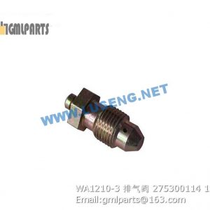 ,275300114 WA1210-3 Vent Valve XCMG