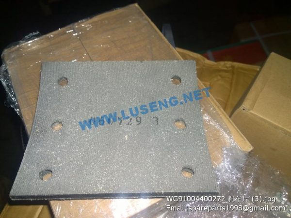 ,WG9100440027/2 BRAKE LINING WG9100440027