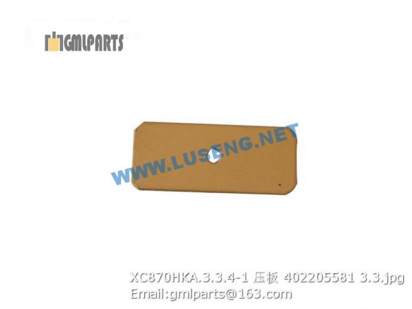 ,402205581 XC870HKA.3.3.4-1 PLATE XCMG