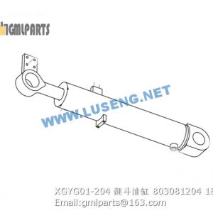 ,803081204 XGYG01-204 XCMG DUMP CYLINDER