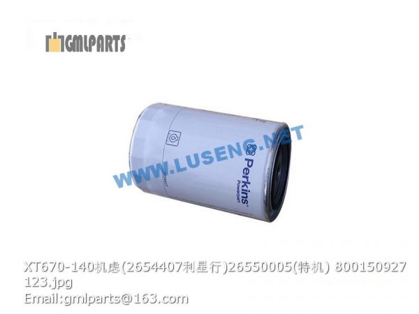 ,800150927 XT670-140 OIL FILTER 2654407 26550005