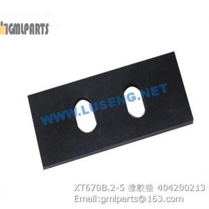 ,404200213 XT670B.2-5 RUBBER PLATE XCMG