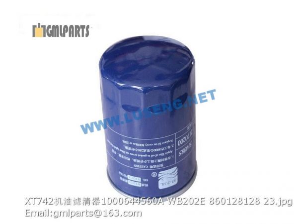 ,860128128 XT742 OIL FILTER 1000644560A WB202E