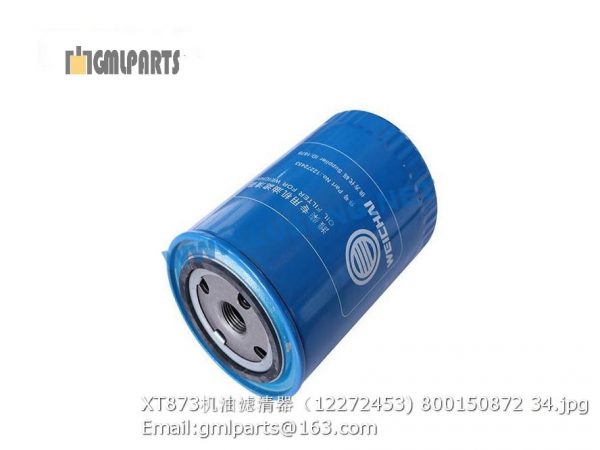 ,800150872 XT873 oil filter xcmg 12272453