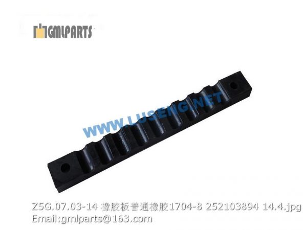 ,252103894 Z5G.07.03-14 Rubber Plate 1704-8