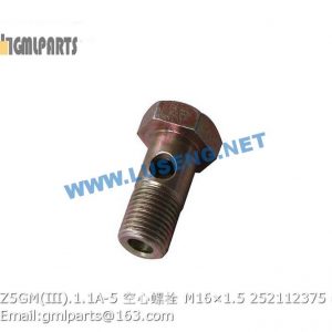 ,252112375 Z5GM(III).1.1A-5 BOLT M16X1.5