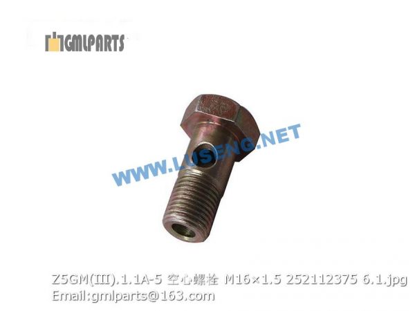 ,252112375 Z5GM(III).1.1A-5 BOLT M16X1.5