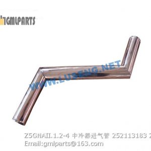 ,252113183 Z5GNAII.1.2-4 AIR PIPE XCMG