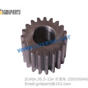 ,250200646 ZL40A.30.5-13A PLANET GEAR XCMG