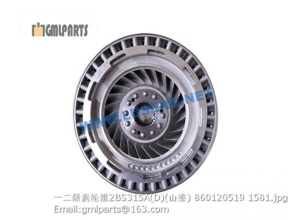 ,TURBINE 2BS315A(D) 860120519