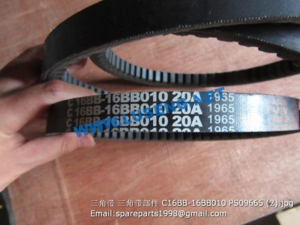 ,BELT C16BB-16BB010 PS09665 SHANGCHAI C6121 PARTS