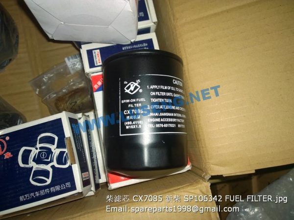 ,CX7085 SP106342 FUEL FILTER